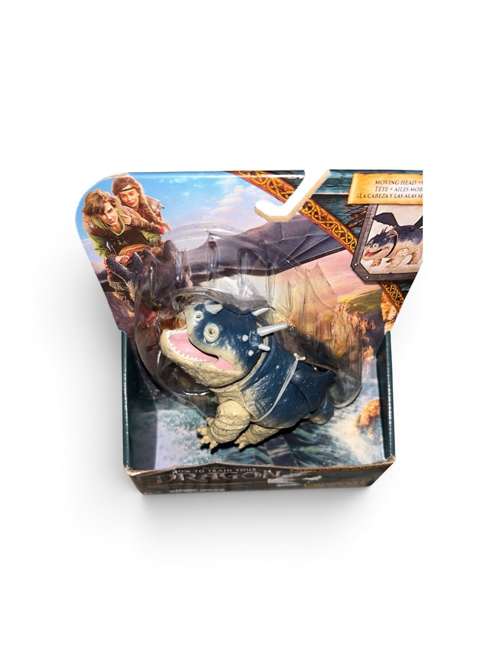 DreamWorks Gronckle Dragon Figure - Beige & Dark Blue - Picture 2 of 4